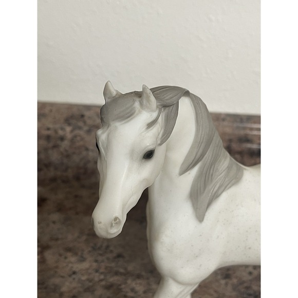 Vintage Breyer Horse #411 Prancing Arabian Stallion Fleabitten Grey Sham - Picture 3 of 5
